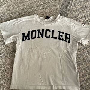 Moncler Kids White T-Shirt